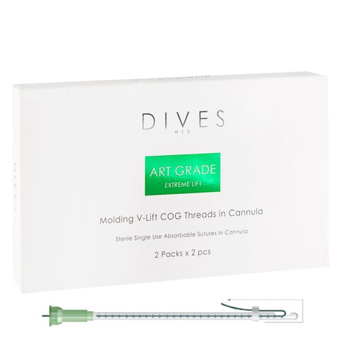 DIVES MED- MOLDING V-LIFT COG CANULLA 2X2PCS DIVES MED- MOLDING V-LIFT COG CANULLA 2X2PCS