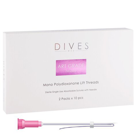DIVES MED - MONO PDO THREADS 27G 50/70 2x10pcs DIVES MED - MONO PDO THREADS 27G 50/70 2x10pcs